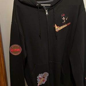 RAW rolling papers hoodie brand new men’s medium